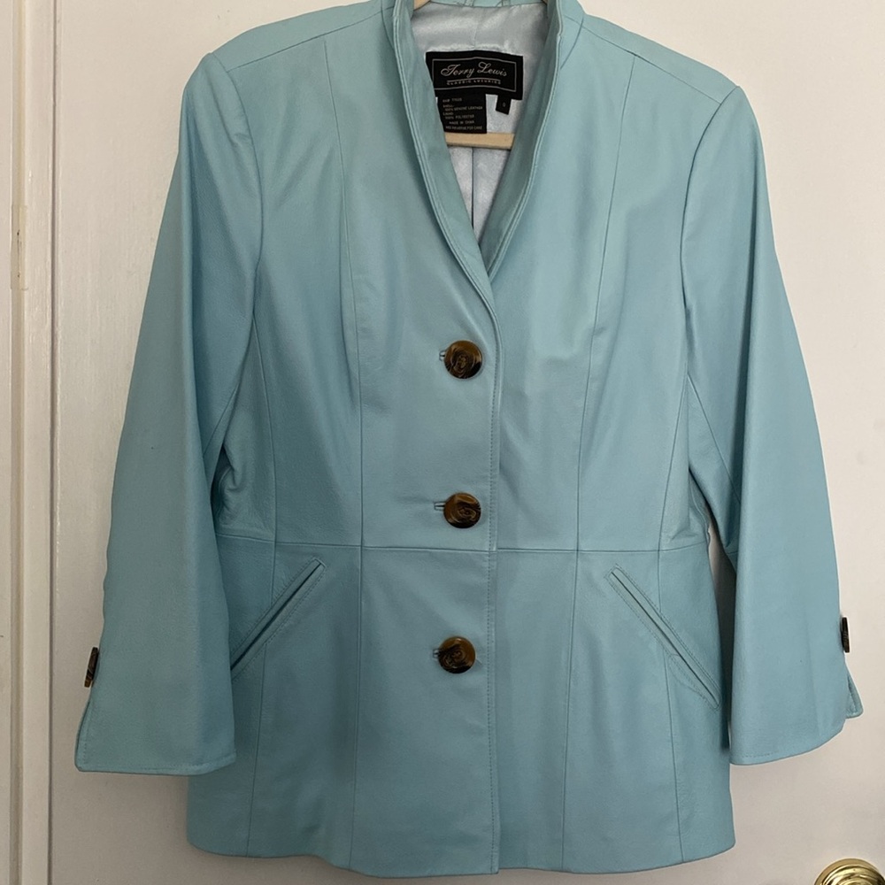 Vintage Terry Lewis Classic Luxuries Leather Jacket. Excellent condition.